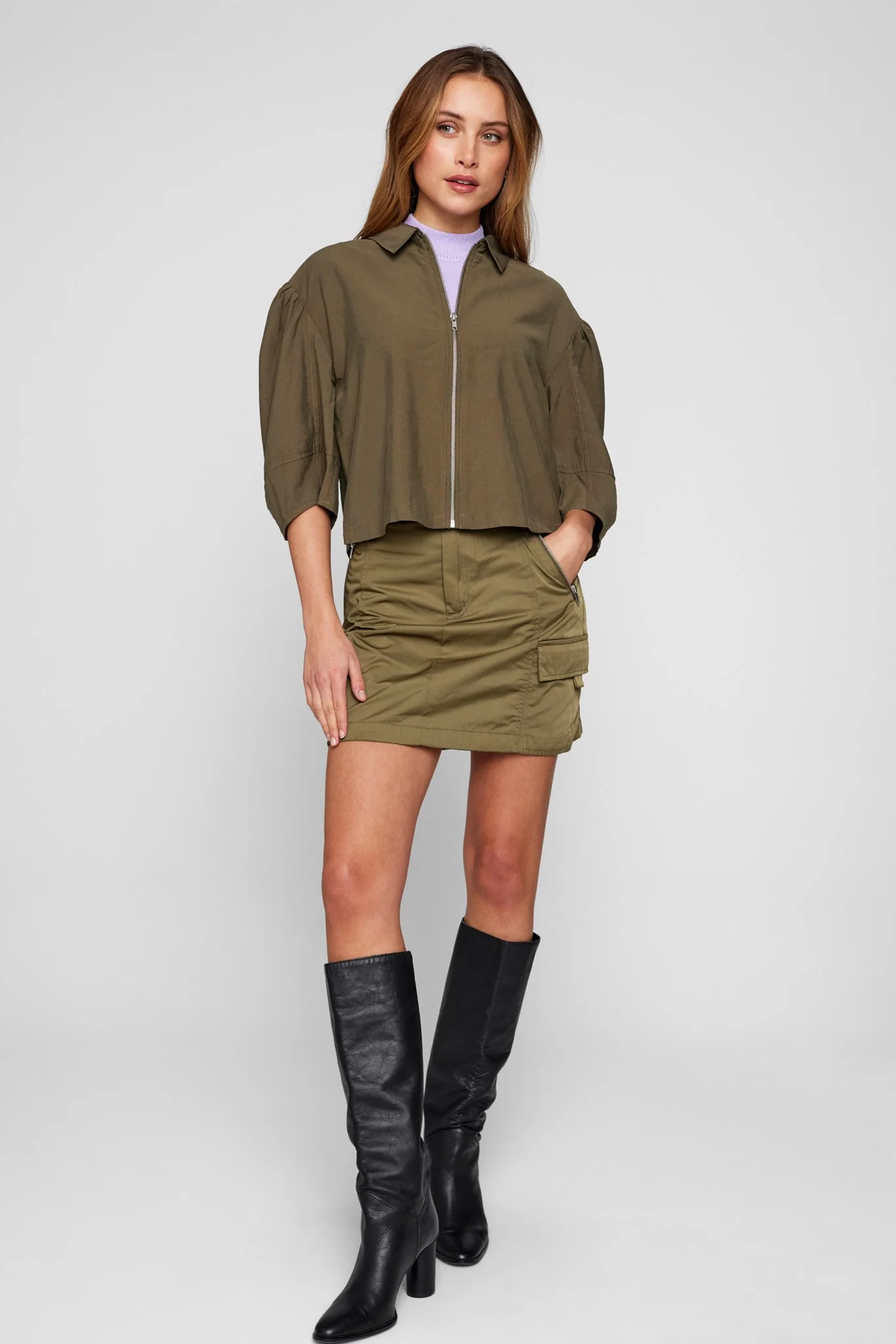 NUWALERIA OVERSHIRT - Ivy Green - Image 3