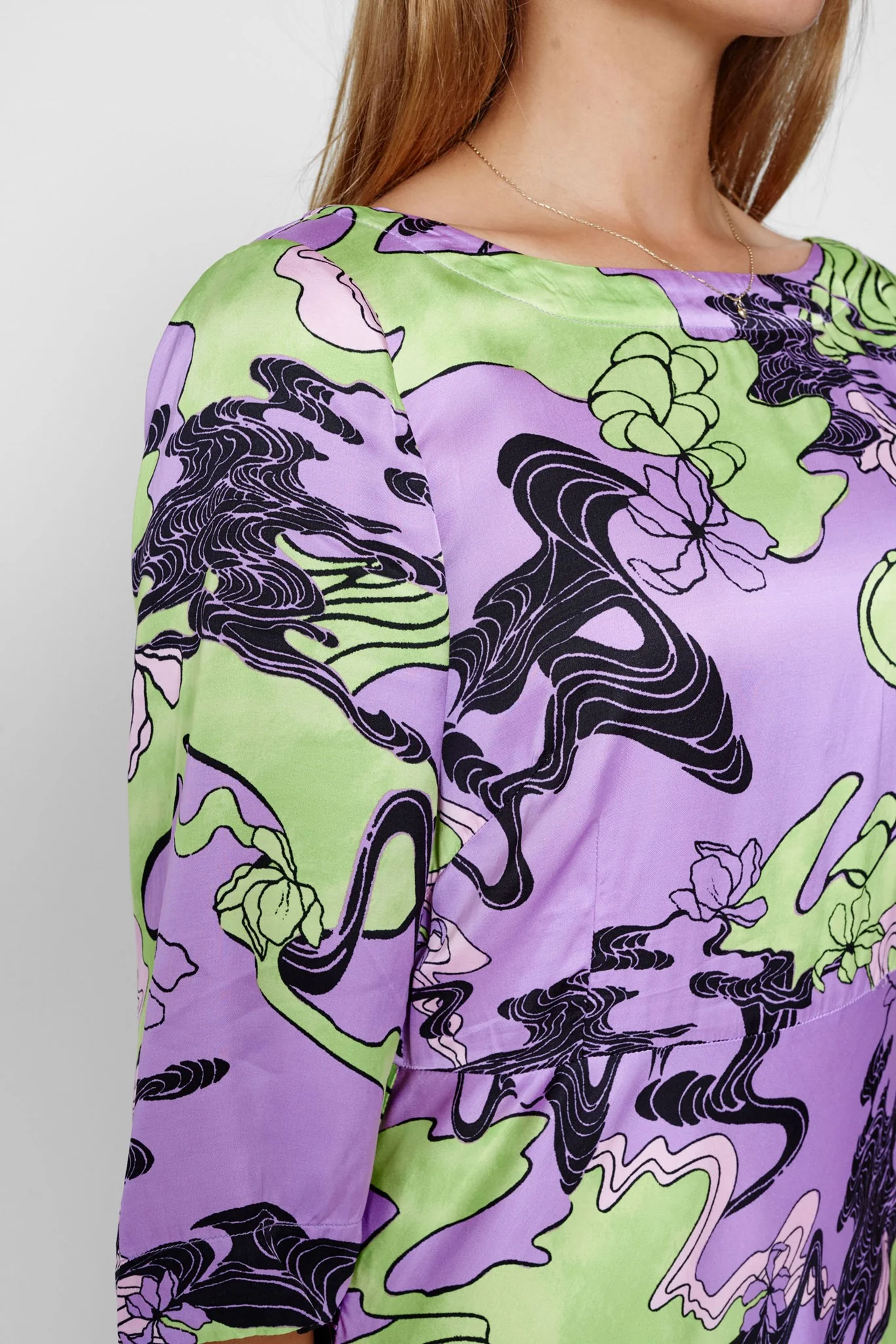 NUWANDA DRESS - African Violet - Image 4