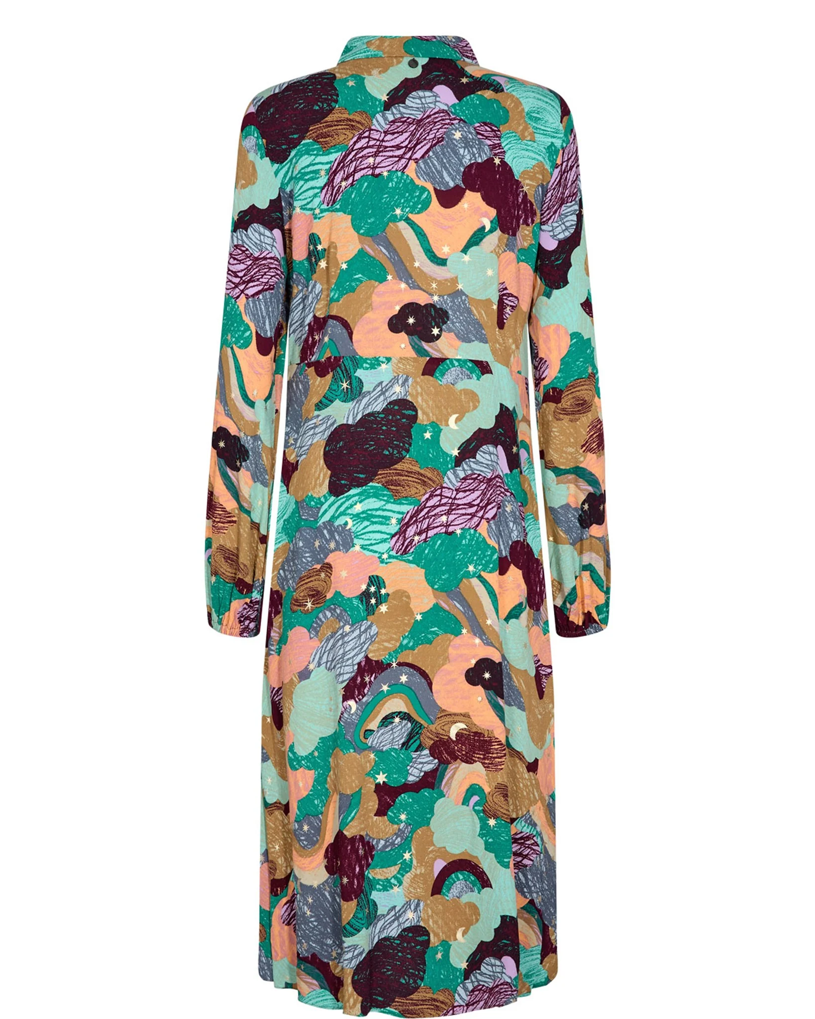 NUWENDY SARA SHIRT DRESS - Pool Blue - Image 2