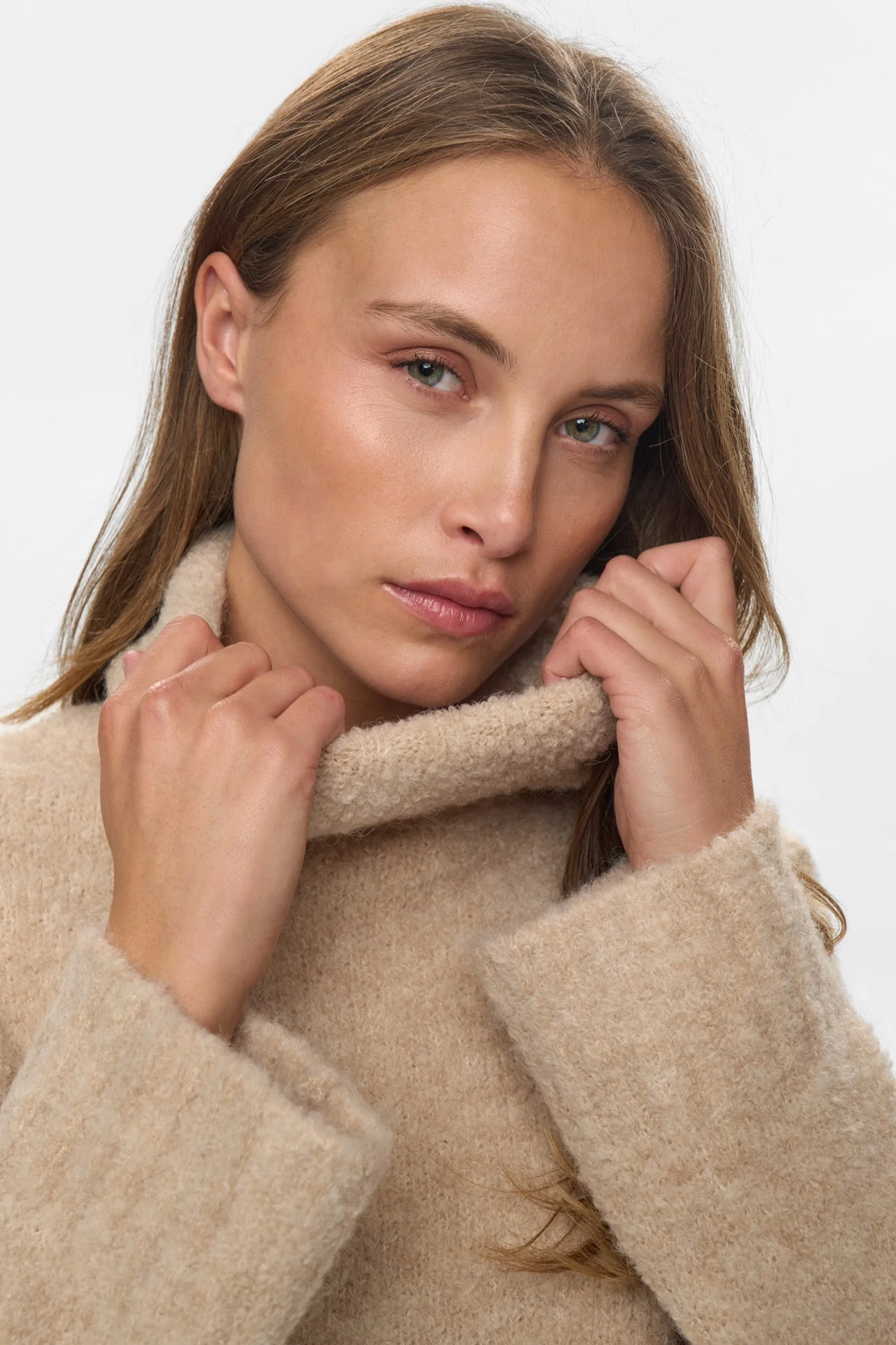NUWILLA CROPPED PULLOVER  - Birch Melange - Image 4