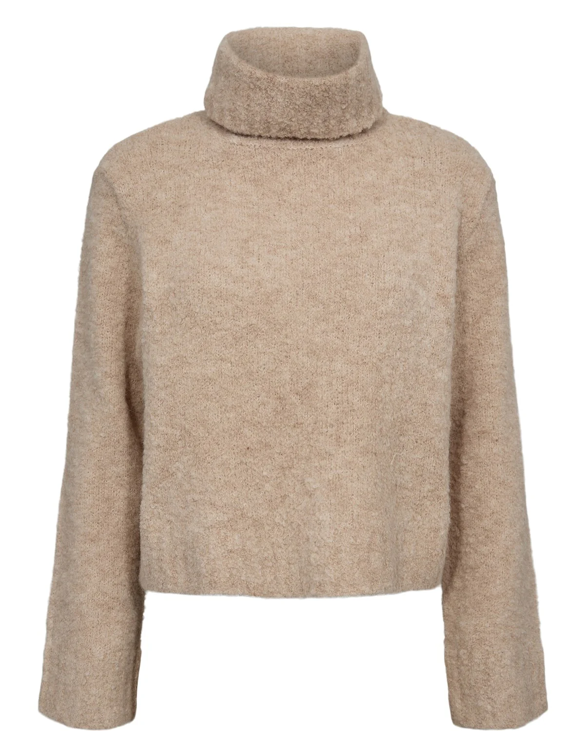NUWILLA CROPPED PULLOVER  - Birch Melange - Image 6
