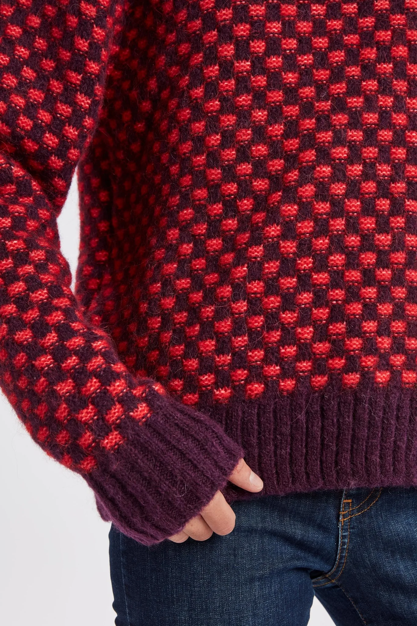 NUWILLIS CROPPED PULLOVER - Winter Bloom - Image 5