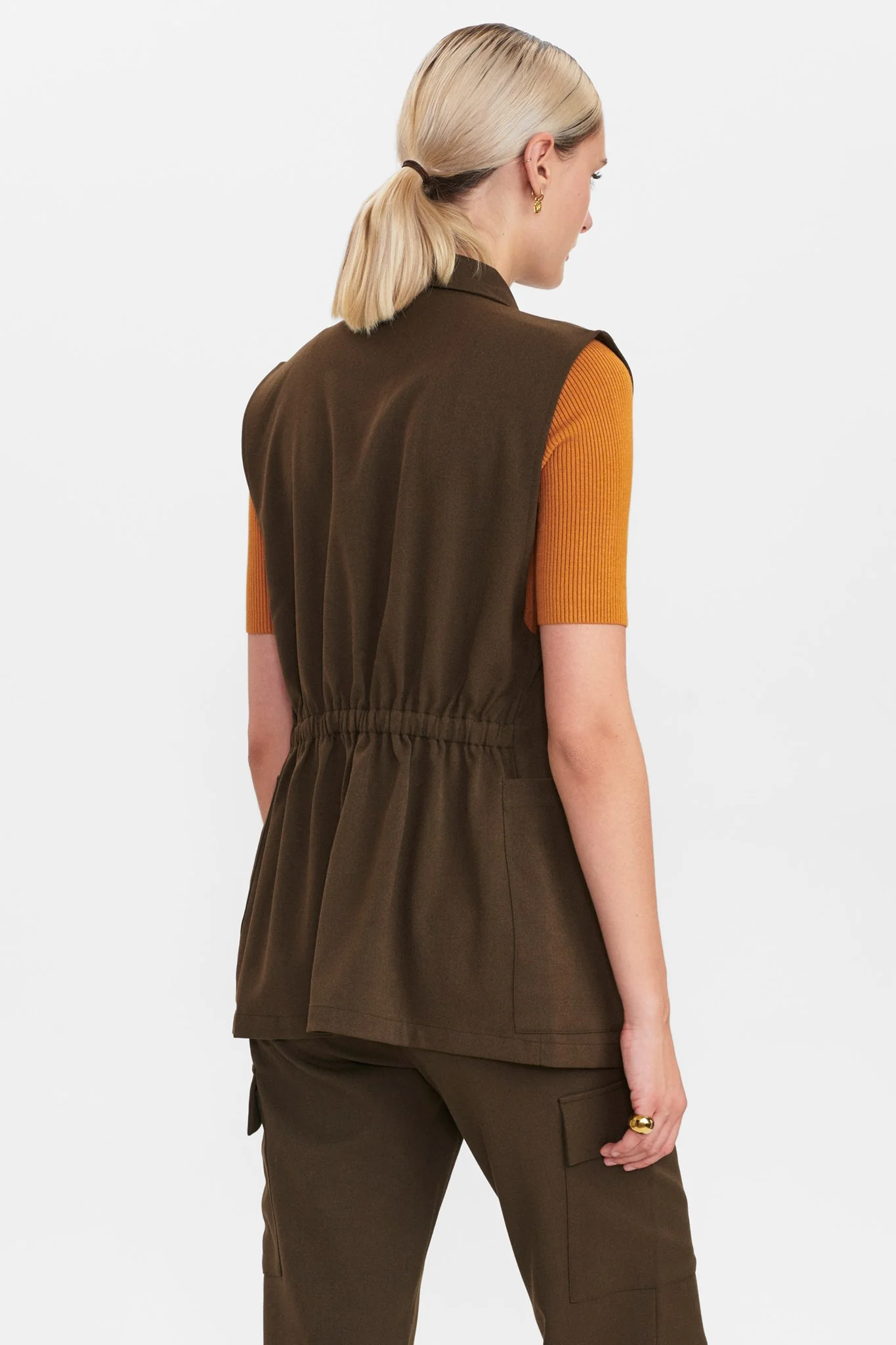 NUWILLY WAIST COAT - Chocolate Chip - Image 2