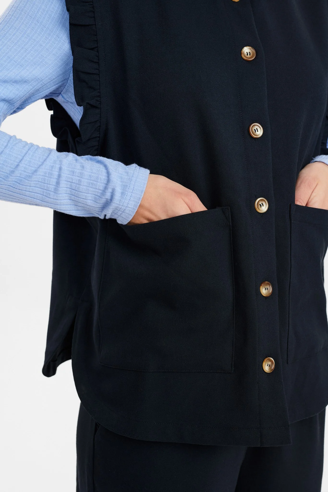 NUWOLLY VEST - Dark Sapphire - Image 4