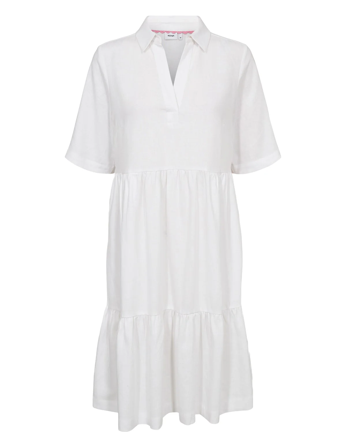 NUYNGVA SS DRESS - Bright White - Image 6