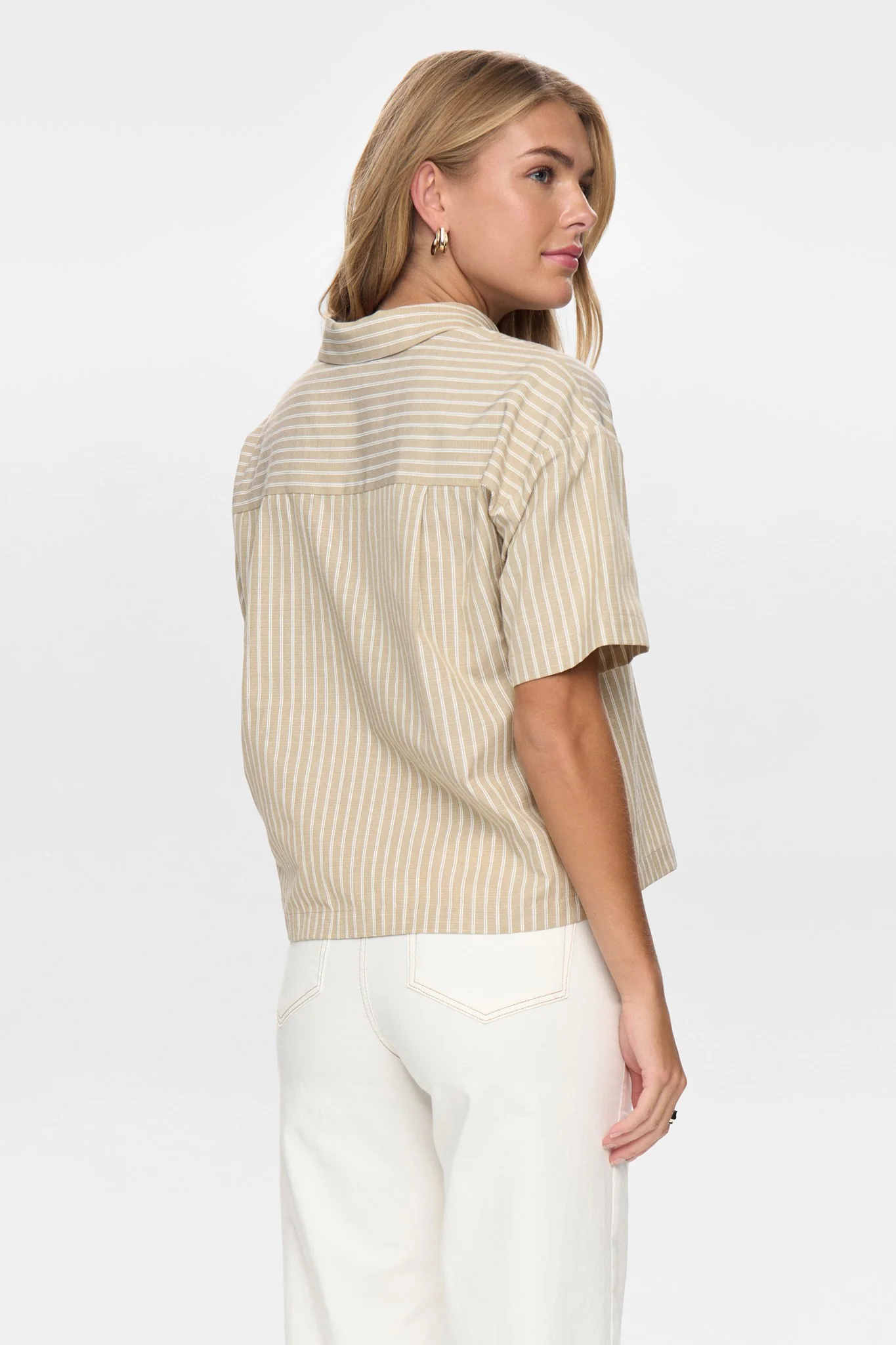 NUZALLY SS SHIRT - Irish Cream - Image 2