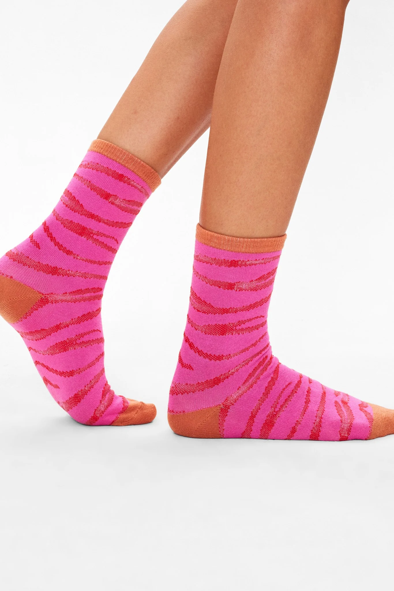 NUZANDRA 3-PACK SOCKS W/O LUREX - Multi - Image 2