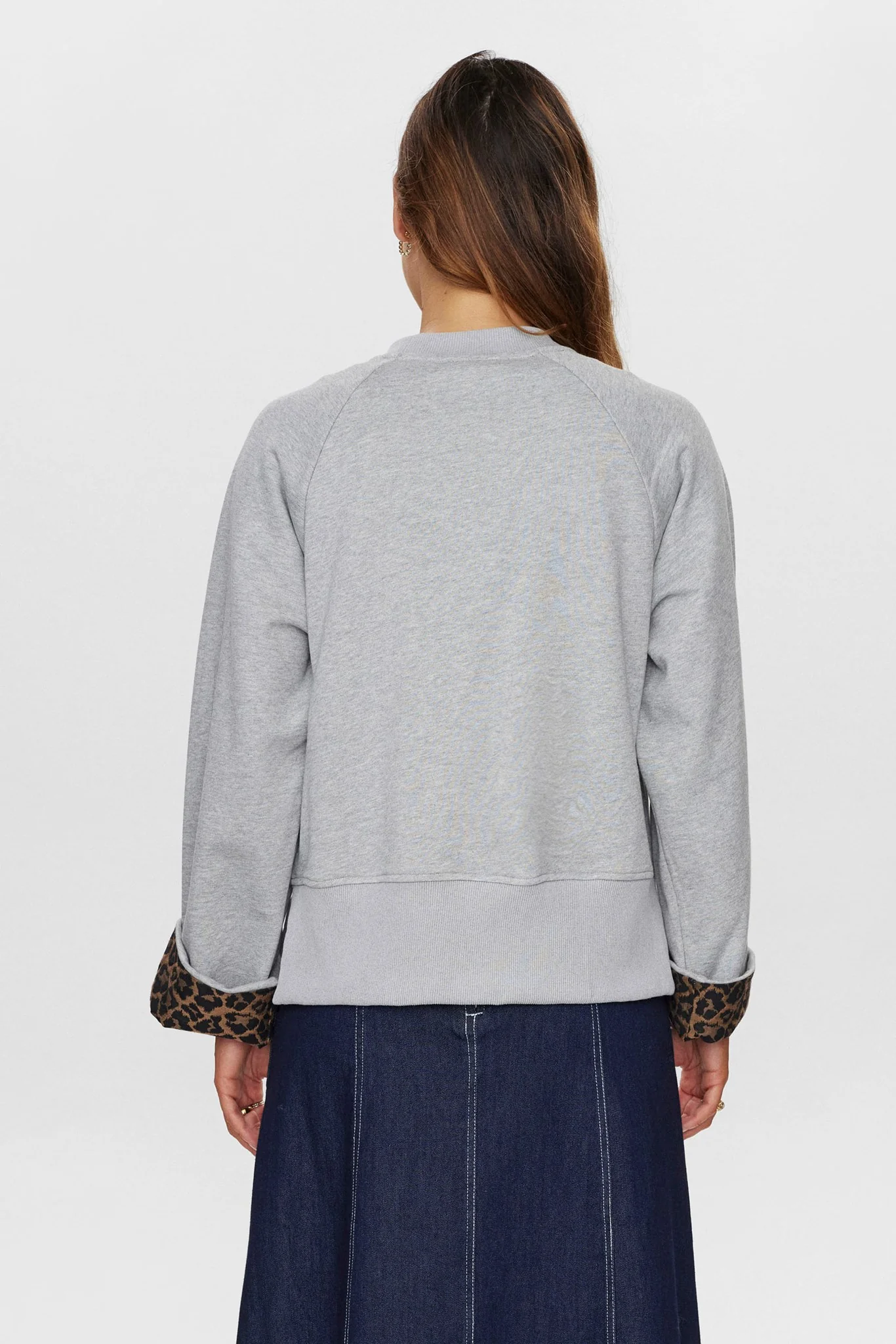 NUZARI SWEAT  - Medium Grey mel - Image 2
