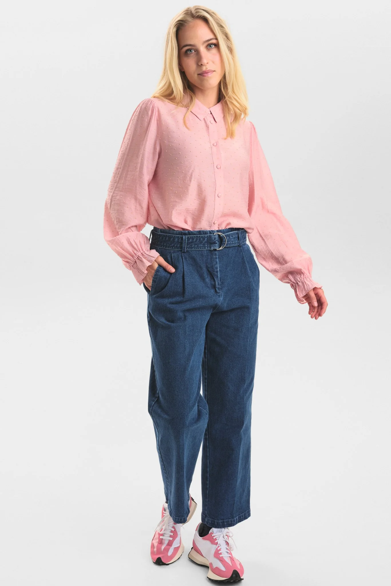 NUZILLA PANT - Medium Blue Denim - Image 3