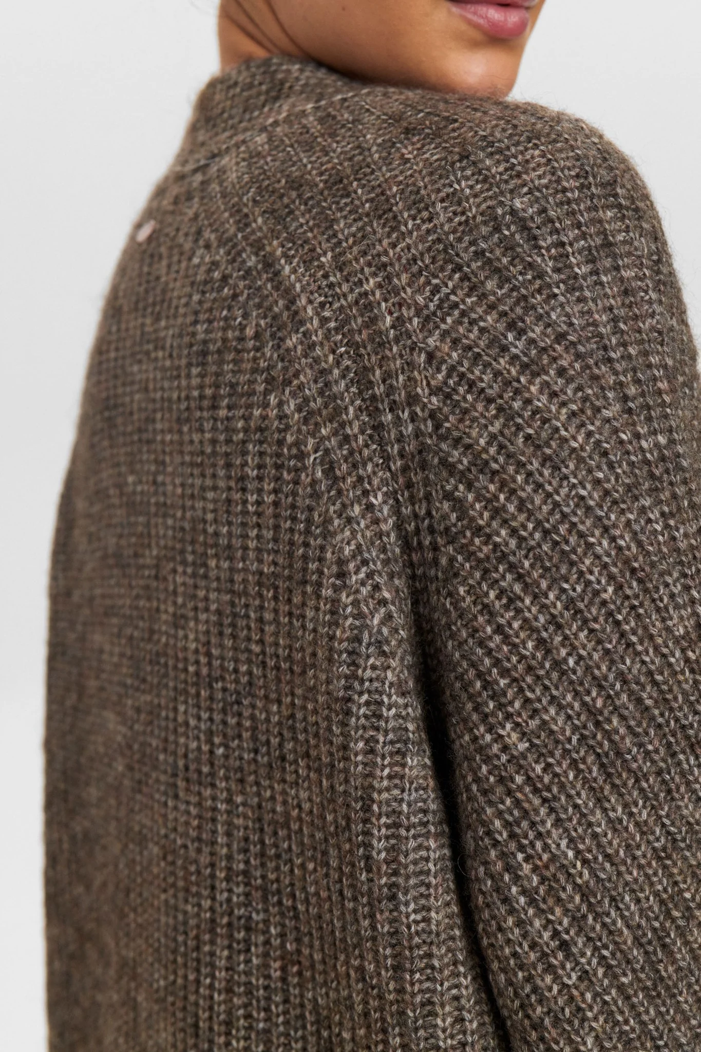 NUZINDI LONG CARDIGAN  - Dark Earth - Image 4