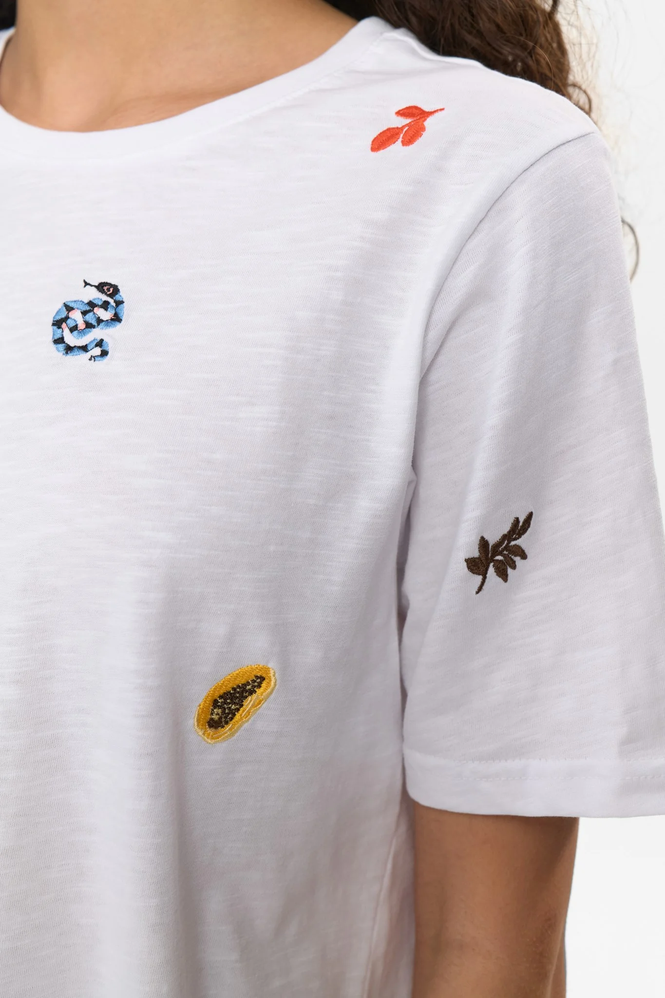 NUZOEY T-SHIRT - GOTS - Bright White - Image 4