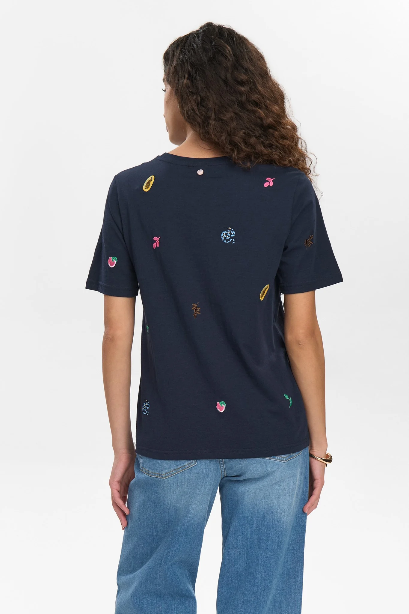 NUZOEY T-SHIRT - GOTS - Dark Sapphire - Image 2