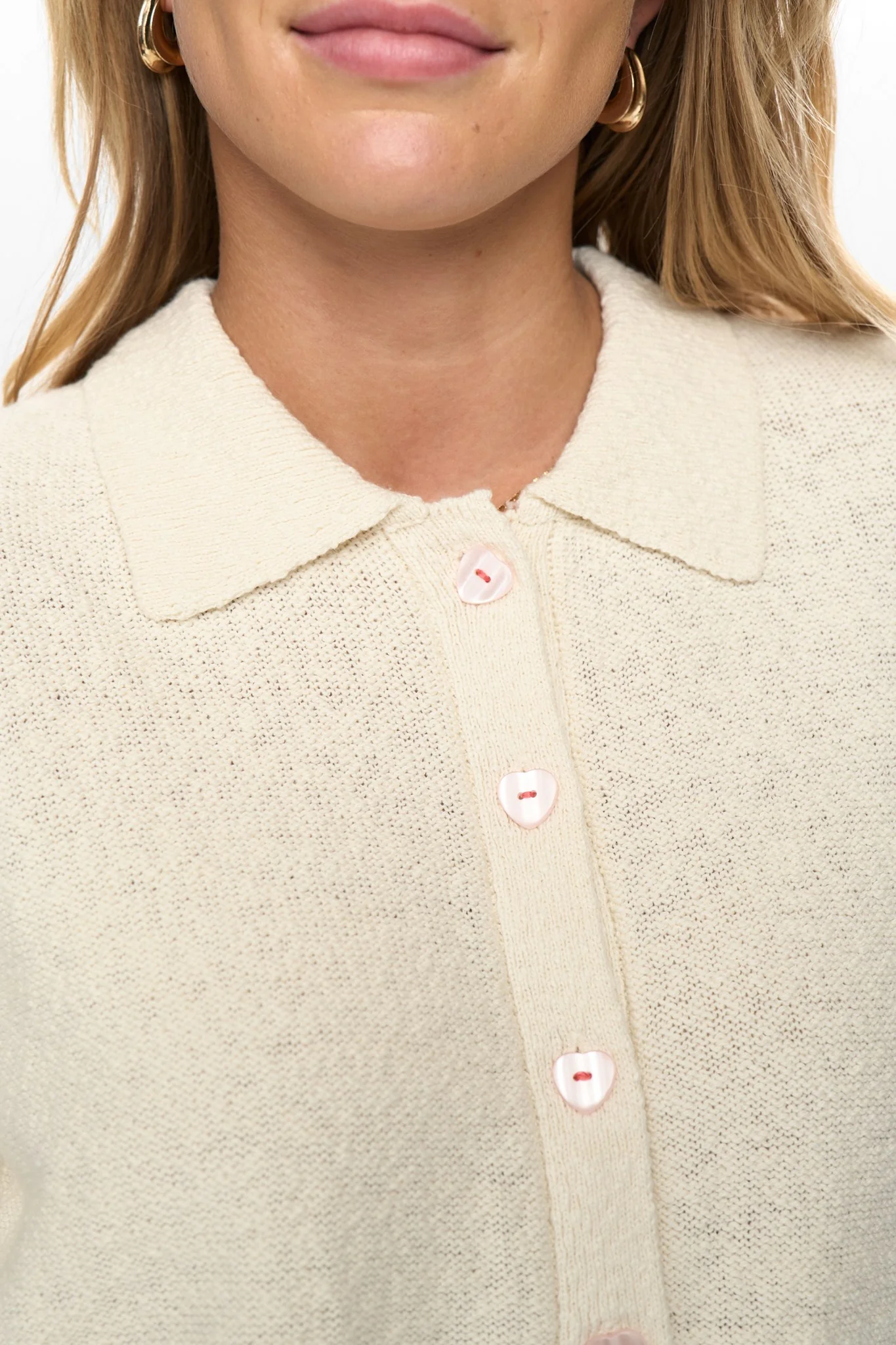 NUZOLA CARDIGAN  - Cloud Dancer - Image 4