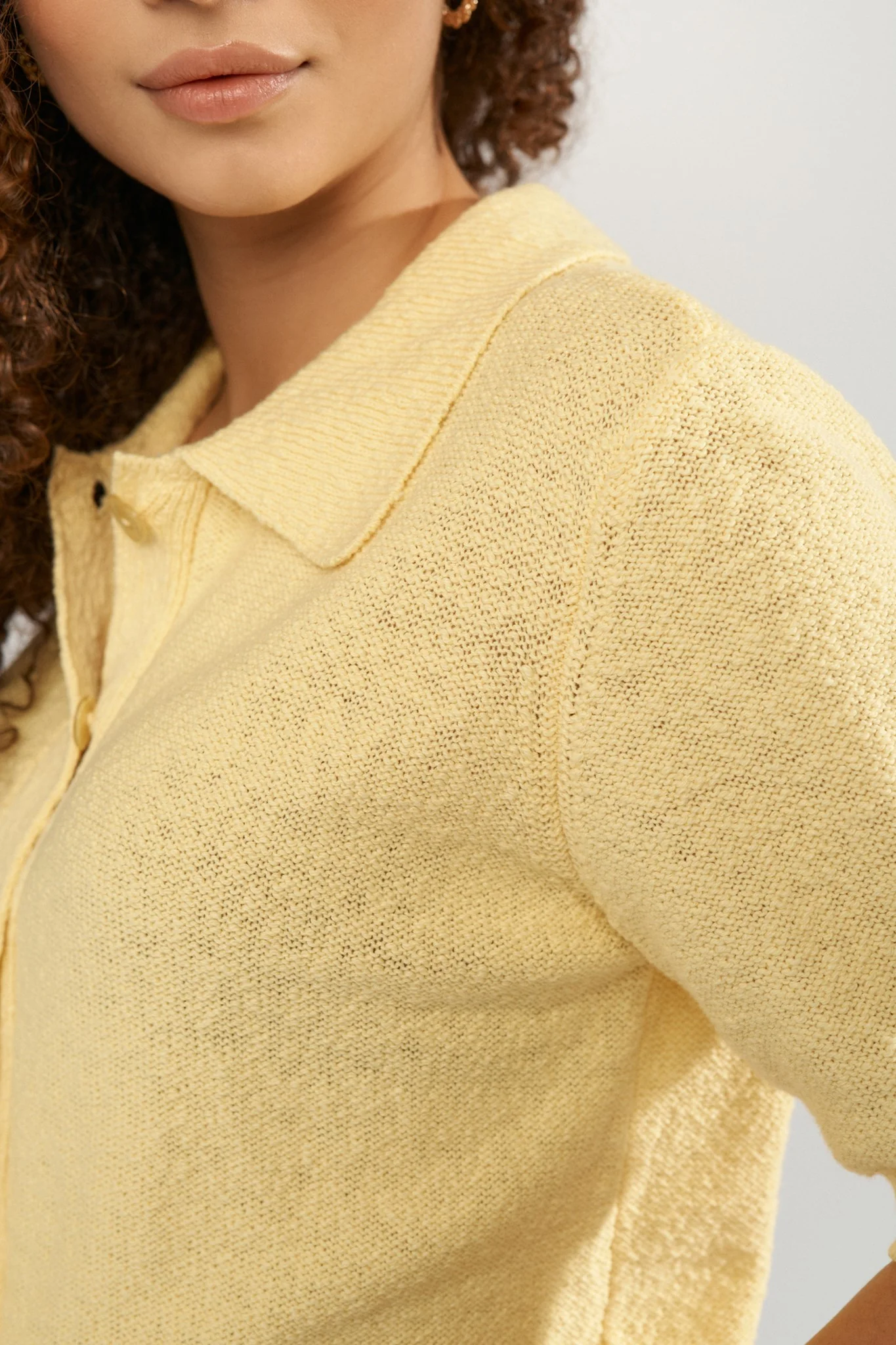 NUZOLA CARDIGAN  - Popcorn - Image 4