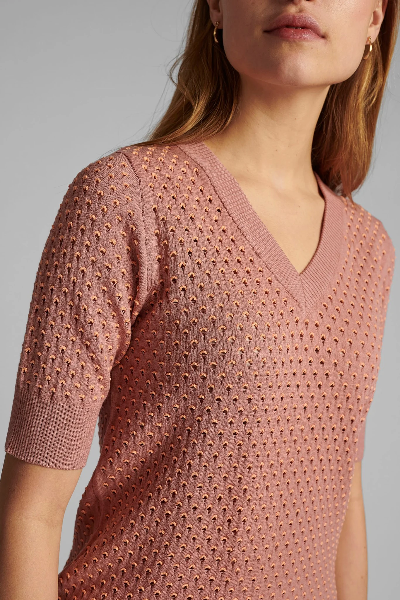 NYBRYNN V-NECK - Ash Rose - Image 4