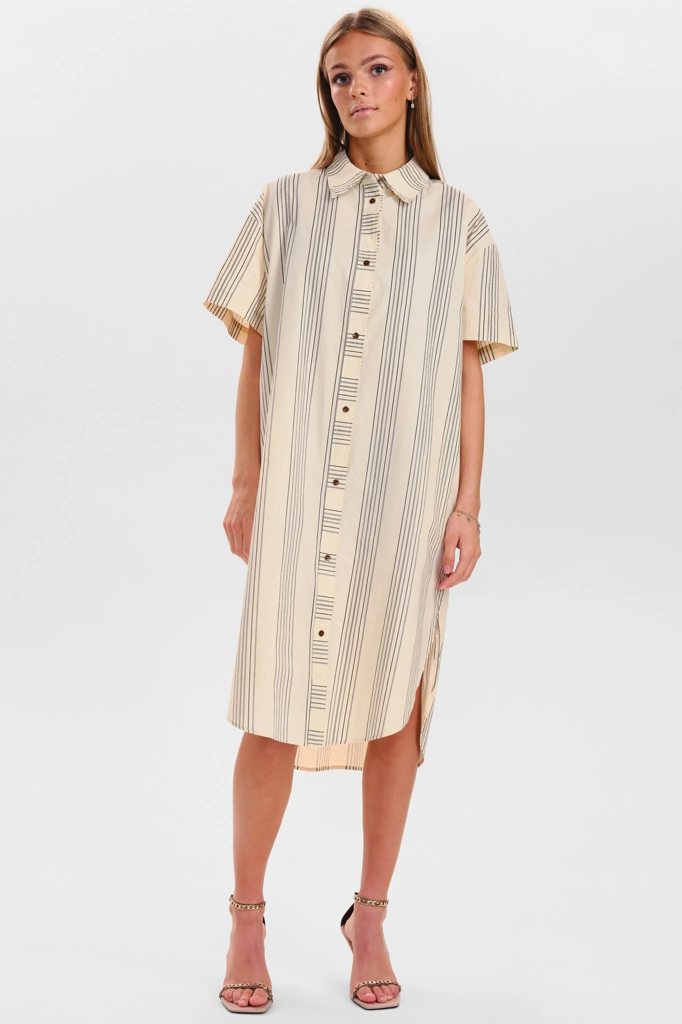 SISANILA SHIRT DRESS - Brazillian Sand - Image 3