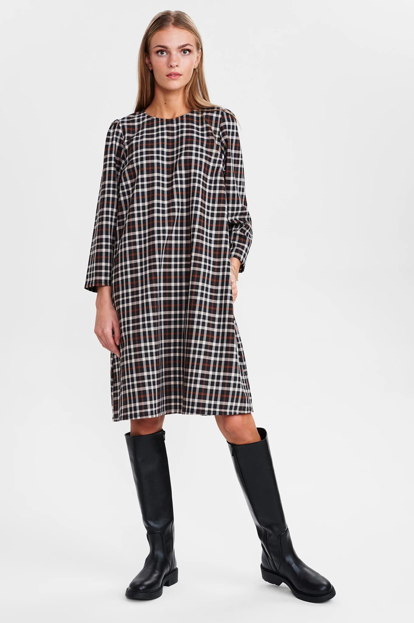 SISCARLETT DRESS - Caviar - Image 3