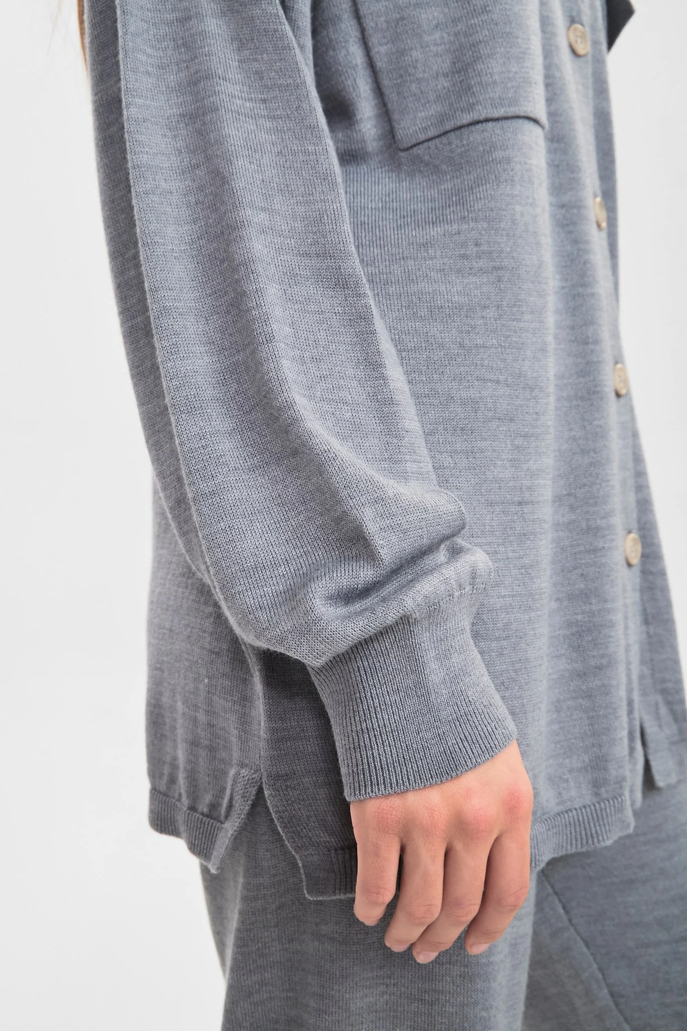 SISHELLA CARDIGAN - Granit grey mel - Image 5