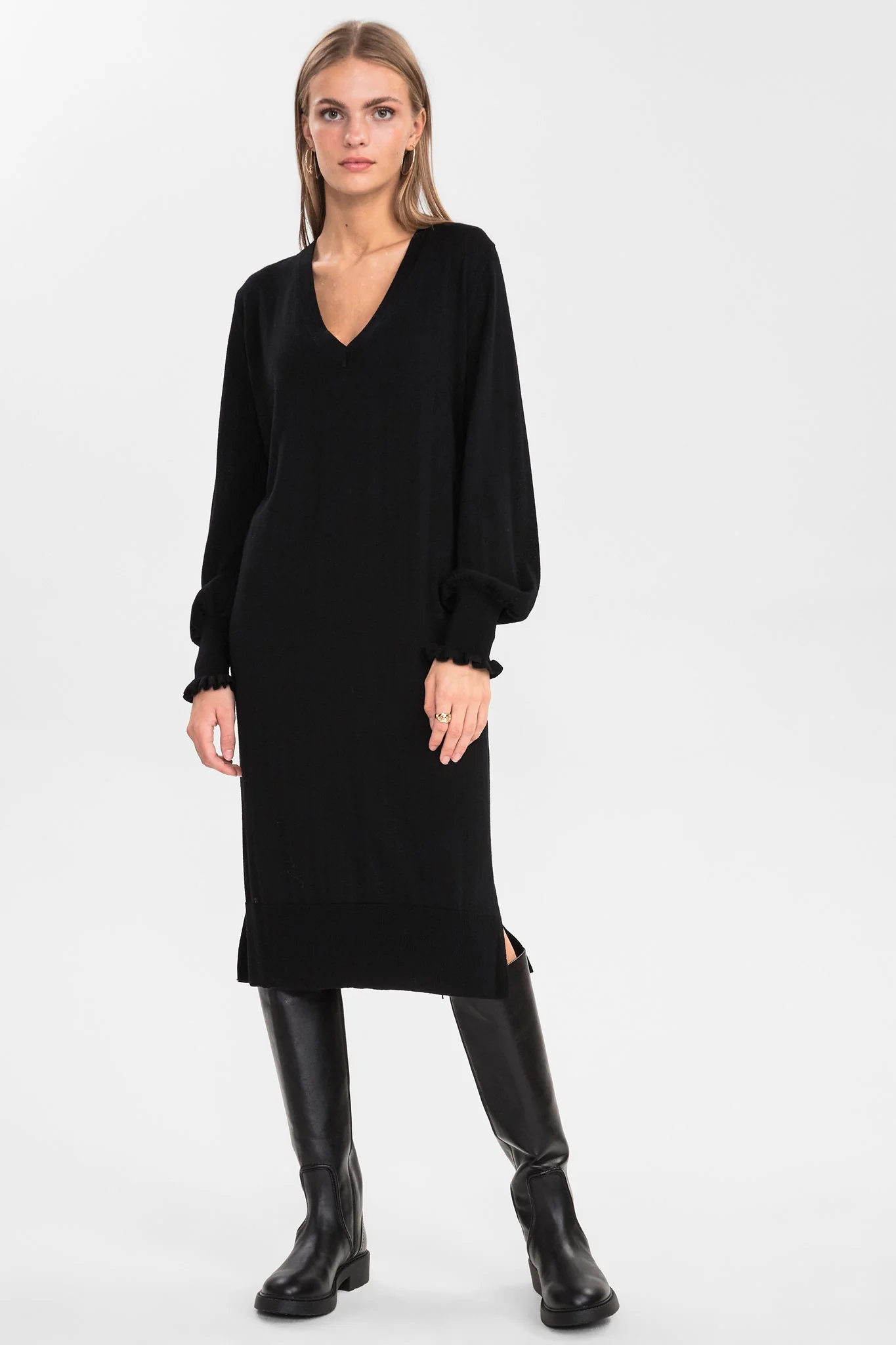 SISOFIE DRESS - Caviar - Image 3