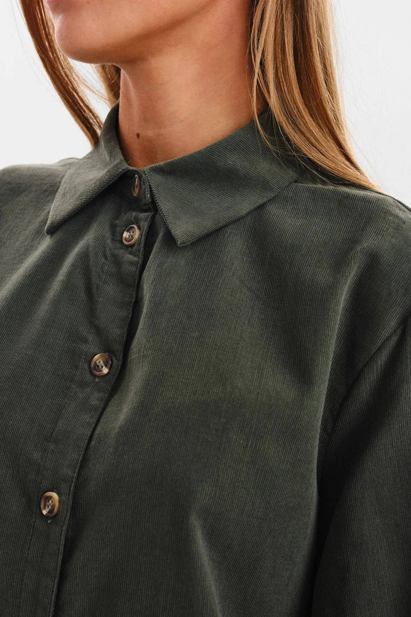 SITAIS SHIRT DRESS - Olive Night - Image 4